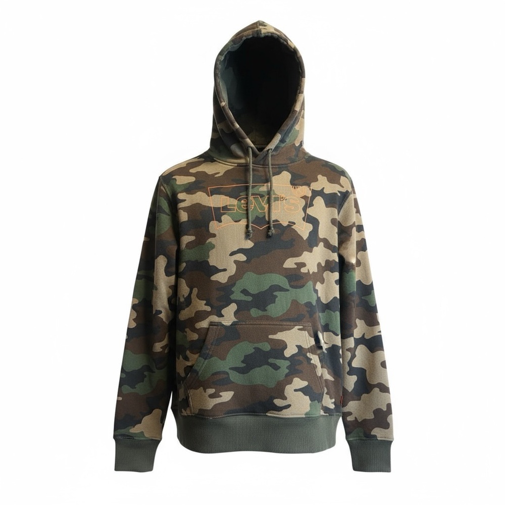 NWT Levi's boys Camouflage Hoodie size Large‎